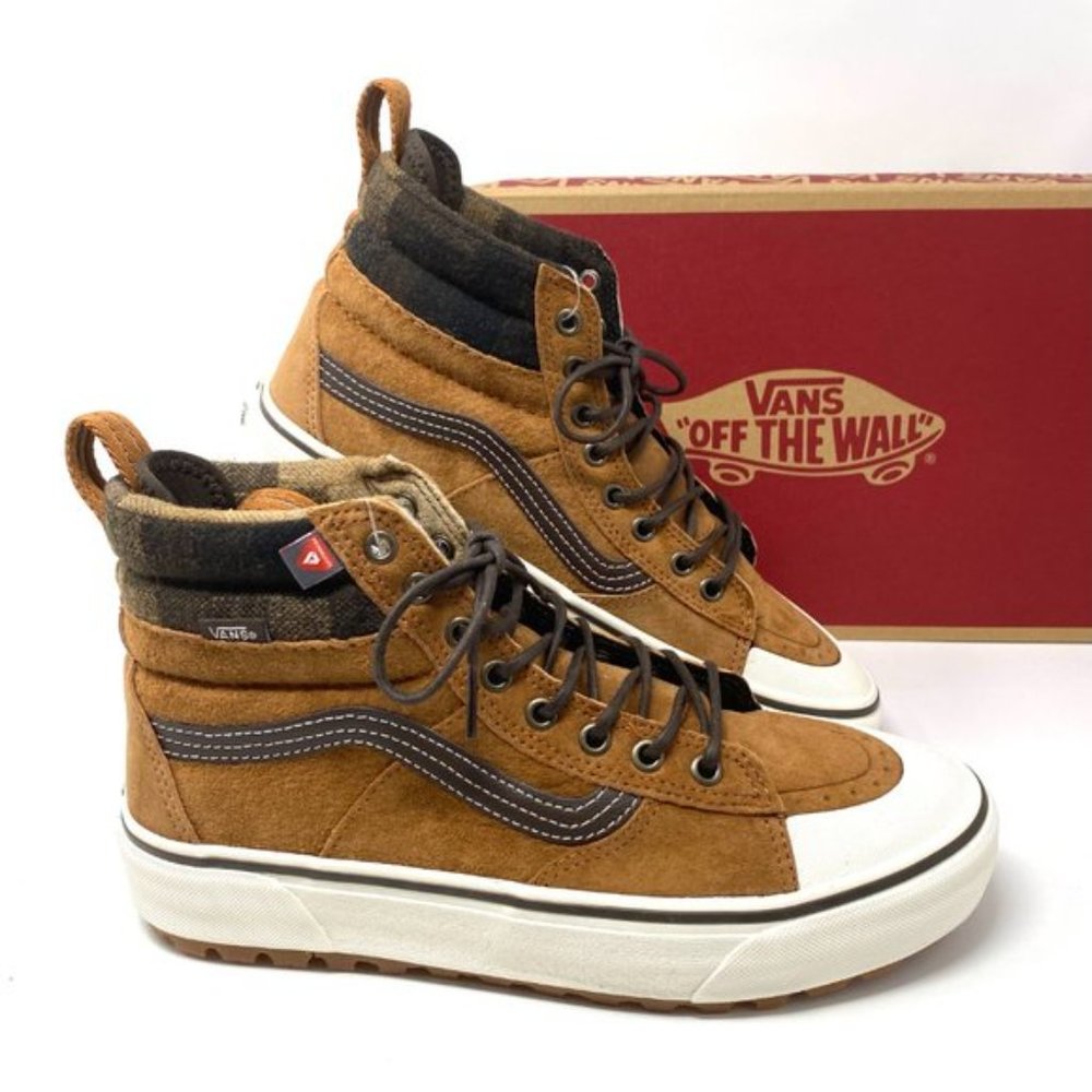 VANS Sk8-Hi Mte 2.0 Dx Glazed Ginger Brown Boots Winter Men's Size VN0A4P3IRIZ - Picture 9 of 10